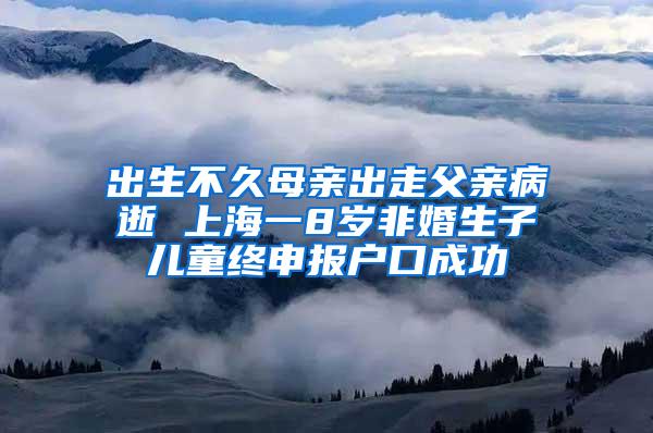 出生不久母亲出走父亲病逝 上海一8岁非婚生子儿童终申报户口成功