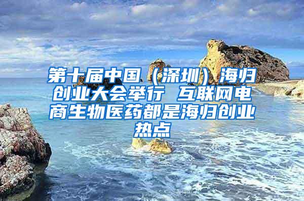 第十届中国（深圳）海归创业大会举行 互联网电商生物医药都是海归创业热点