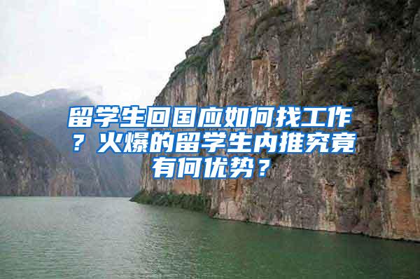 留学生回国应如何找工作？火爆的留学生内推究竟有何优势？