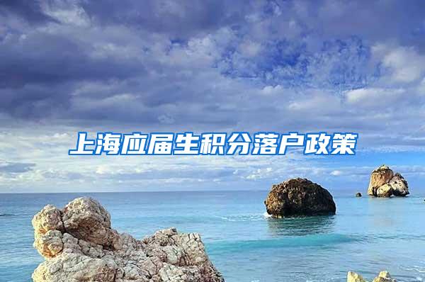 上海应届生积分落户政策