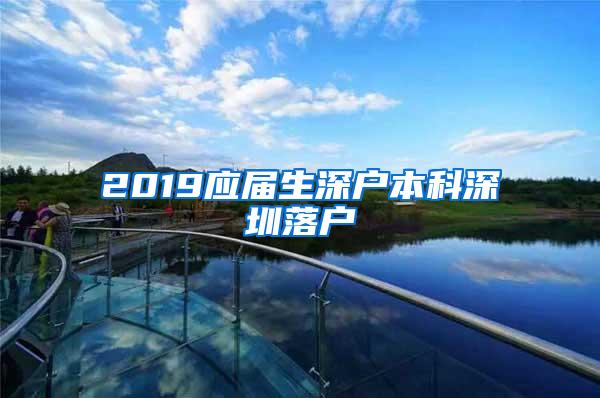 2019应届生深户本科深圳落户