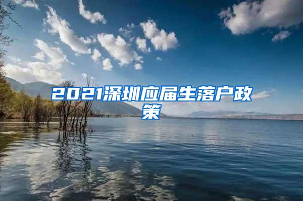 2021深圳应届生落户政策