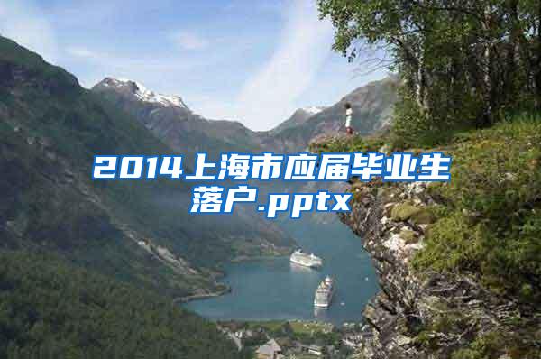 2014上海市应届毕业生落户.pptx