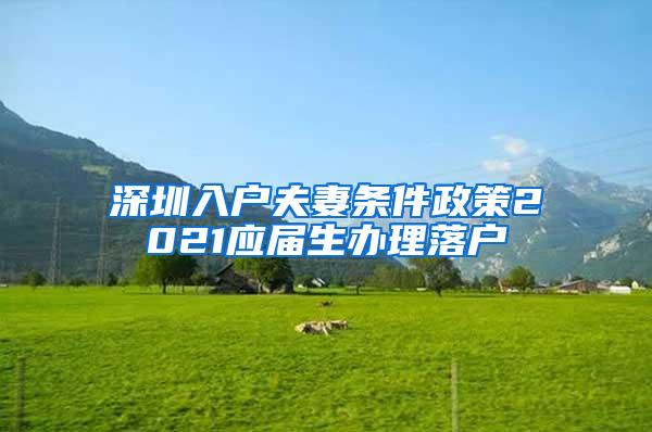 深圳入户夫妻条件政策2021应届生办理落户