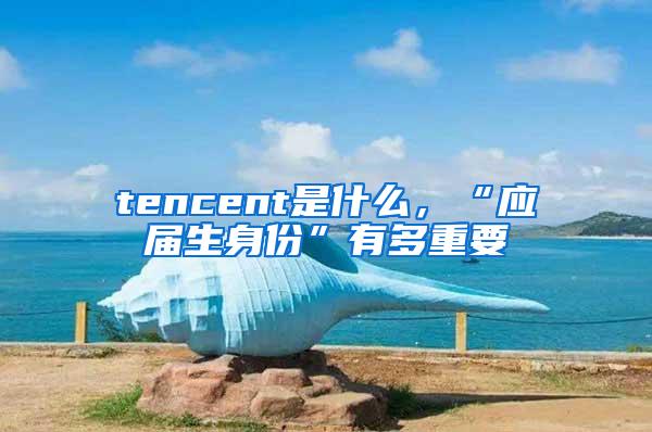 tencent是什么，“应届生身份”有多重要