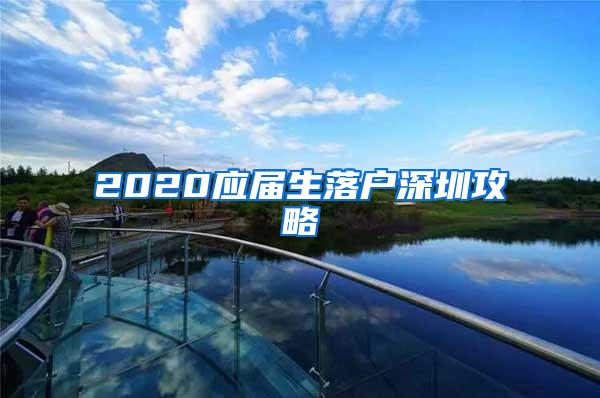 2020应届生落户深圳攻略