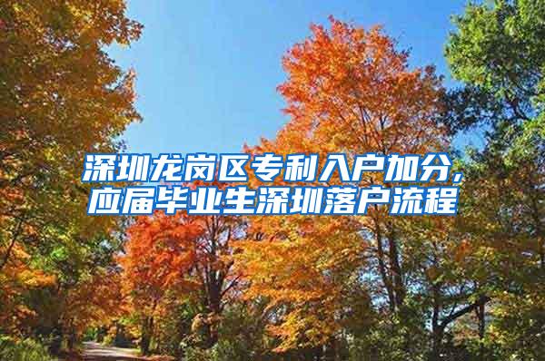 深圳龙岗区专利入户加分,应届毕业生深圳落户流程