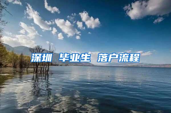 深圳 毕业生 落户流程