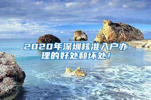 2020年深圳核准入户办理的好处和坏处！