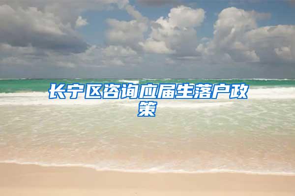 长宁区咨询应届生落户政策