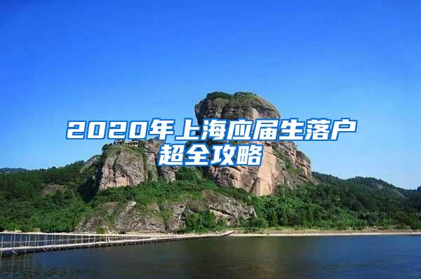 2020年上海应届生落户超全攻略