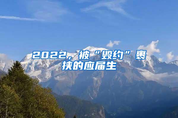 2022，被“毁约”裹挟的应届生