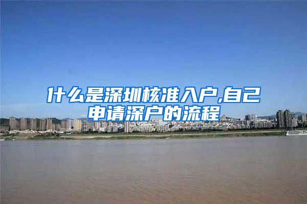 什么是深圳核准入户,自己申请深户的流程