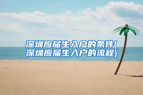 深圳应届生入户的条件(深圳应届生入户的流程)