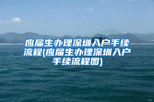 应届生办理深圳入户手续流程(应届生办理深圳入户手续流程图)