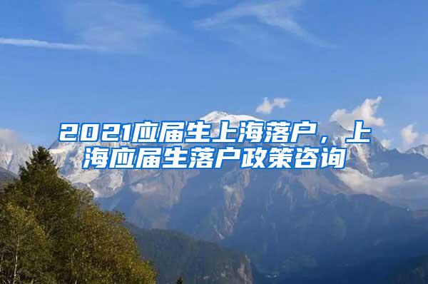 2021应届生上海落户，上海应届生落户政策咨询