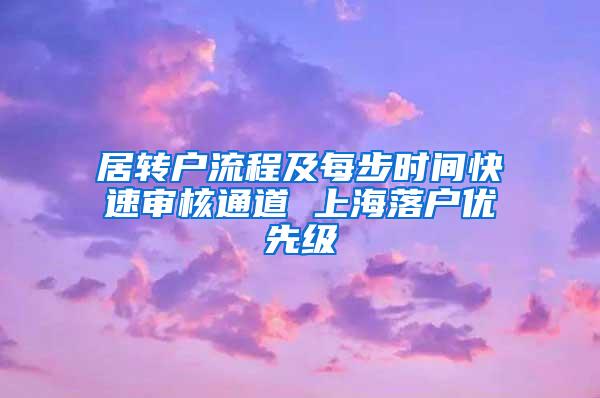 居转户流程及每步时间快速审核通道 上海落户优先级