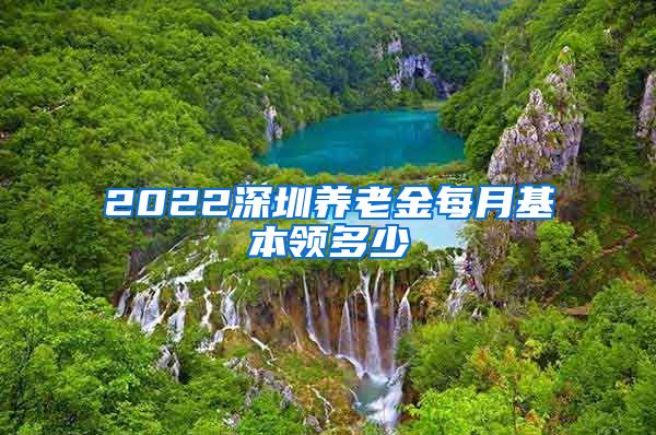 2022深圳养老金每月基本领多少