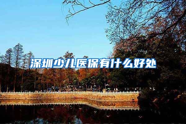 深圳少儿医保有什么好处