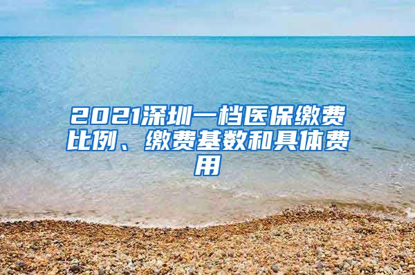 2021深圳一档医保缴费比例、缴费基数和具体费用