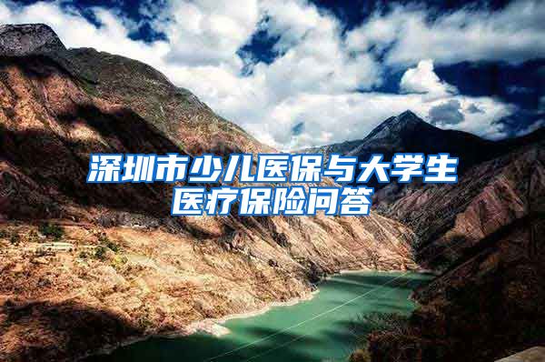 深圳市少儿医保与大学生医疗保险问答