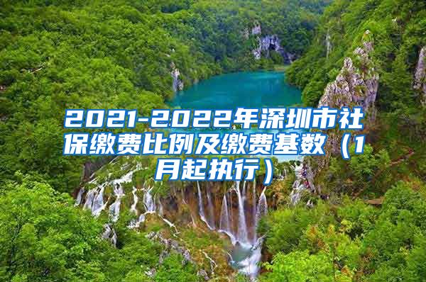 2021-2022年深圳市社保缴费比例及缴费基数（1月起执行）