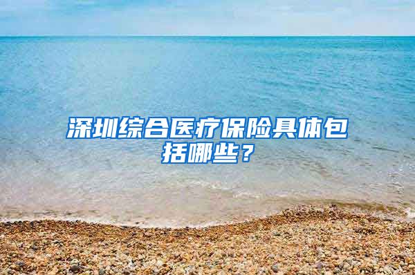 深圳综合医疗保险具体包括哪些？