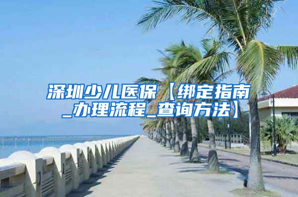 深圳少儿医保【绑定指南_办理流程_查询方法】