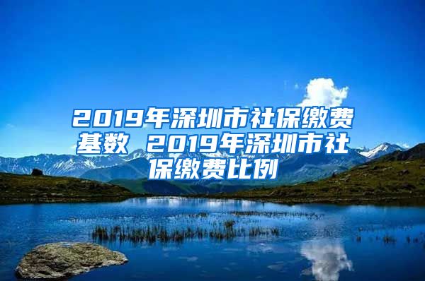 2019年深圳市社保缴费基数 2019年深圳市社保缴费比例